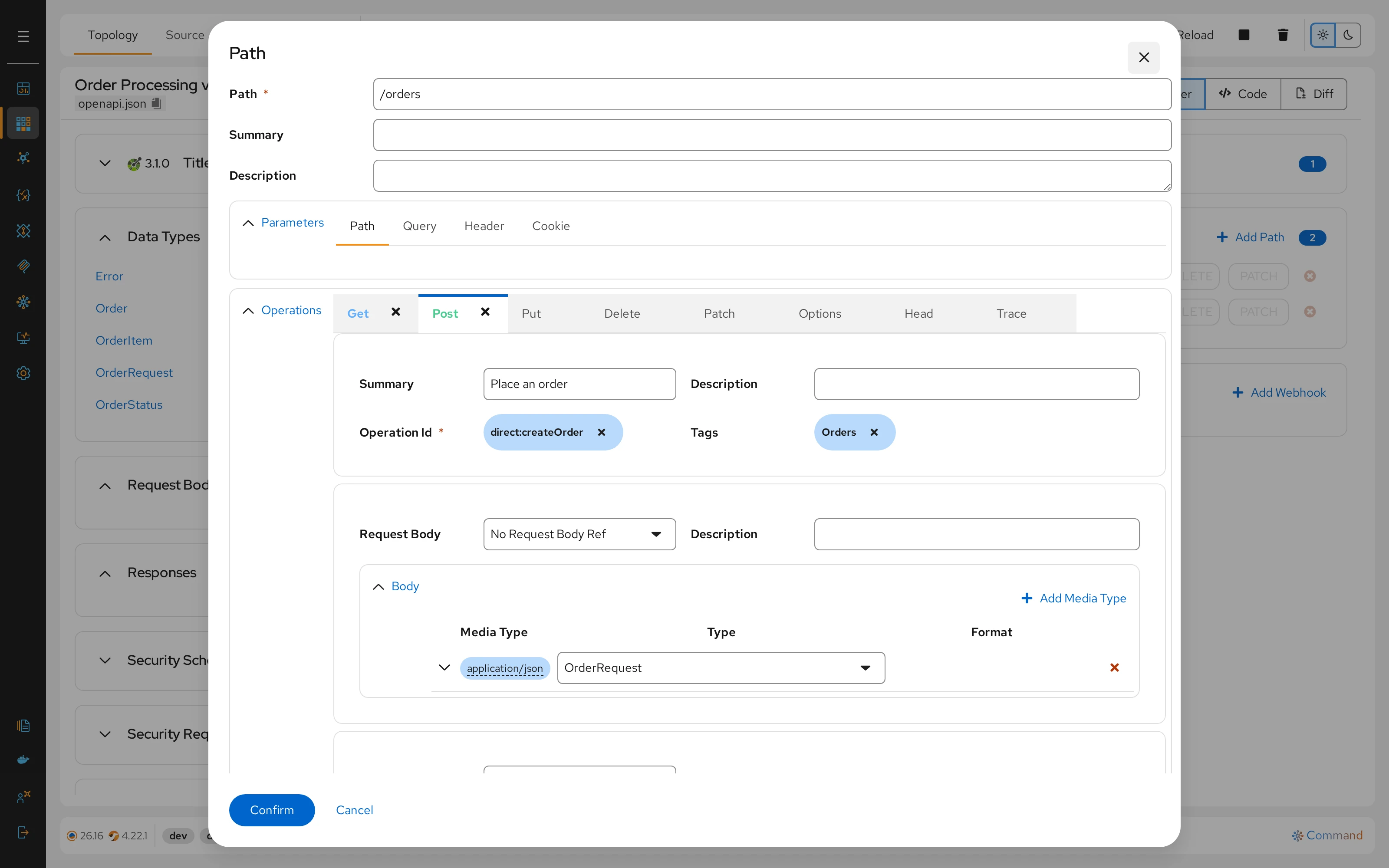 OpenAPI designer