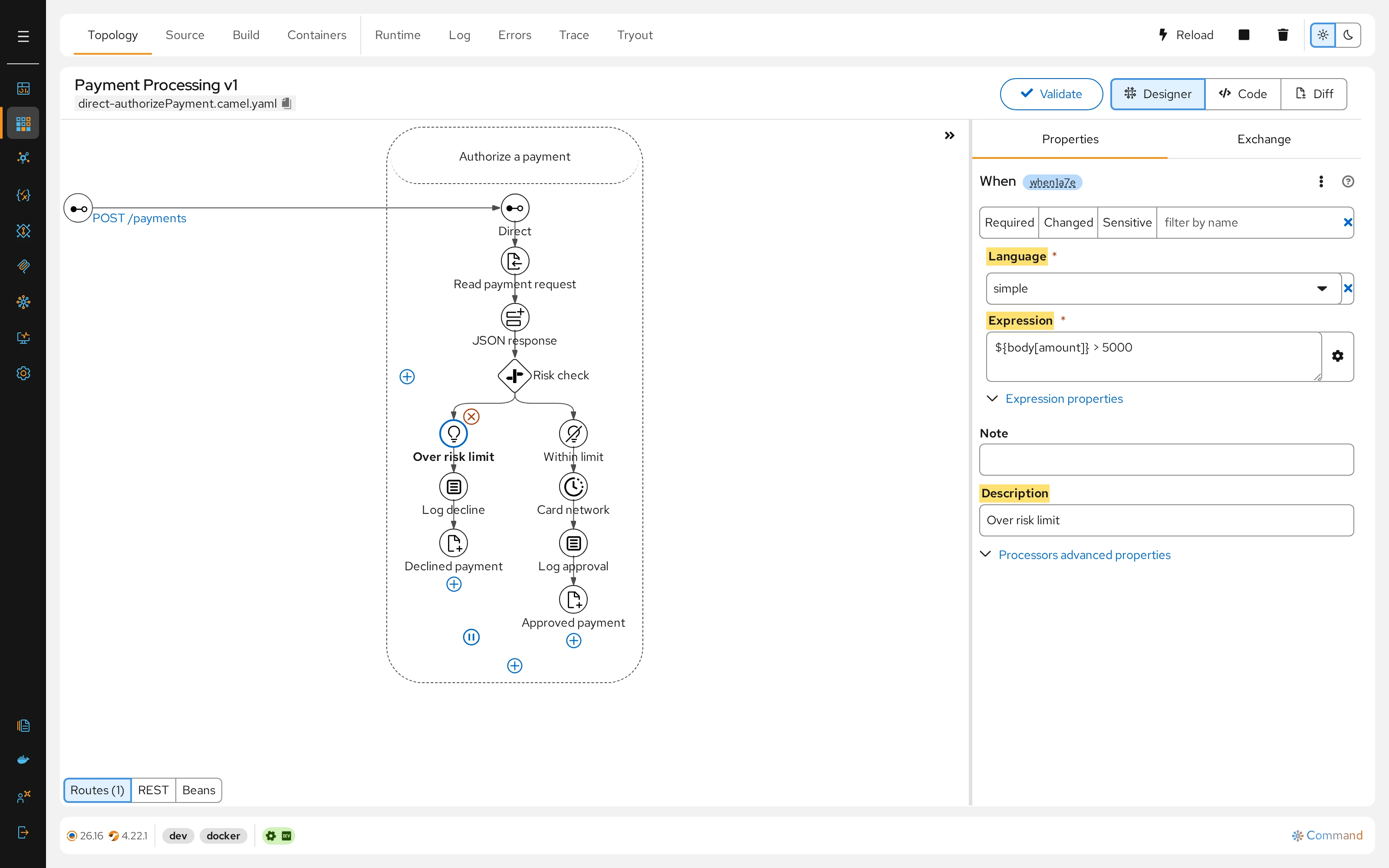 Visual route designer for Apache Camel